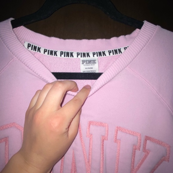 PINK crew neck sweater - Picture 2 of 2